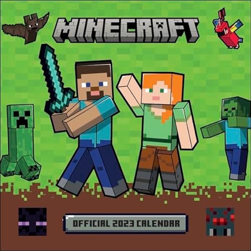 Minecraft Broschurkalender 2023 von Heye Kalender