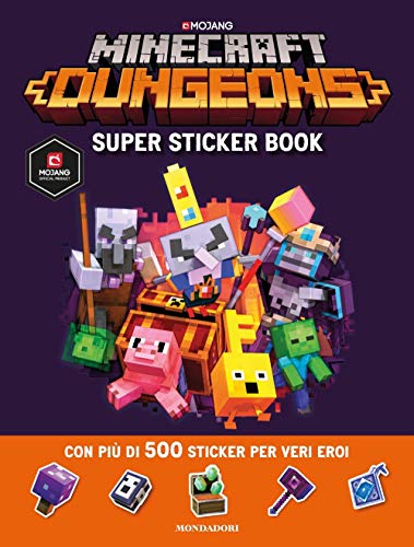 Minecraft Dungeons. Super Sticker Book von Mondadori