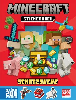 Minecraft Stickerbuch Schatzsuche von Schneiderbuch