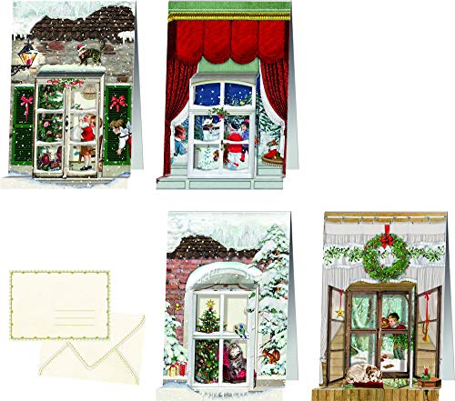 Mini-Adventskalender - Nostalgische Weihnachtsfenster Mini-Adventskalender - Nostalgische Weihnachtsfenster von Coppenrath