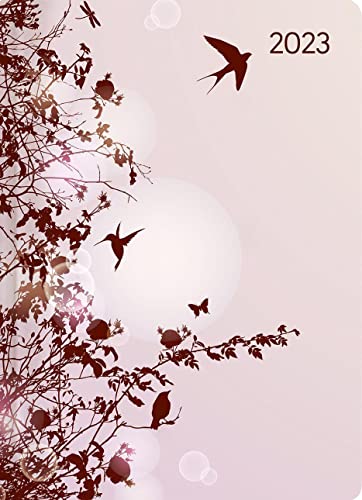 Mini-Buchkalender Style Hummingbird Tree 2023 - Taschen-Kalender A6 - Kolibri - Day By Day - 352 Seiten - Notiz-Buch - Alpha Edition von Alpha Edition