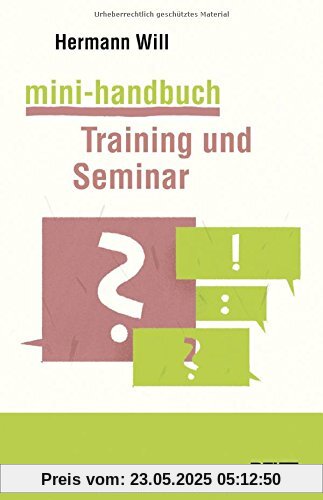 Mini-Handbuch Training und Seminar