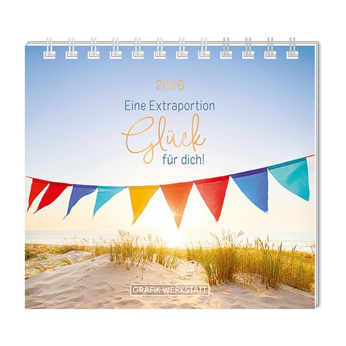 Mini-Kalender 2026 Eine Extraportion Glück für dich! Mini-Kalender 2026 Eine Extraportion Glück für dich! von Grafik Werkstatt