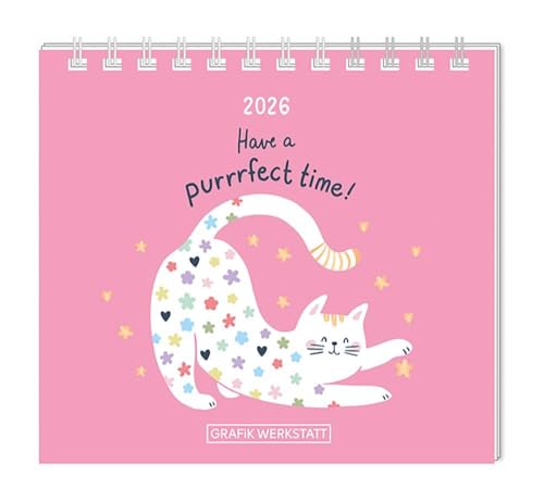 Mini-Kalender 2026 Have a purrrfect time!: Mini-Kalender