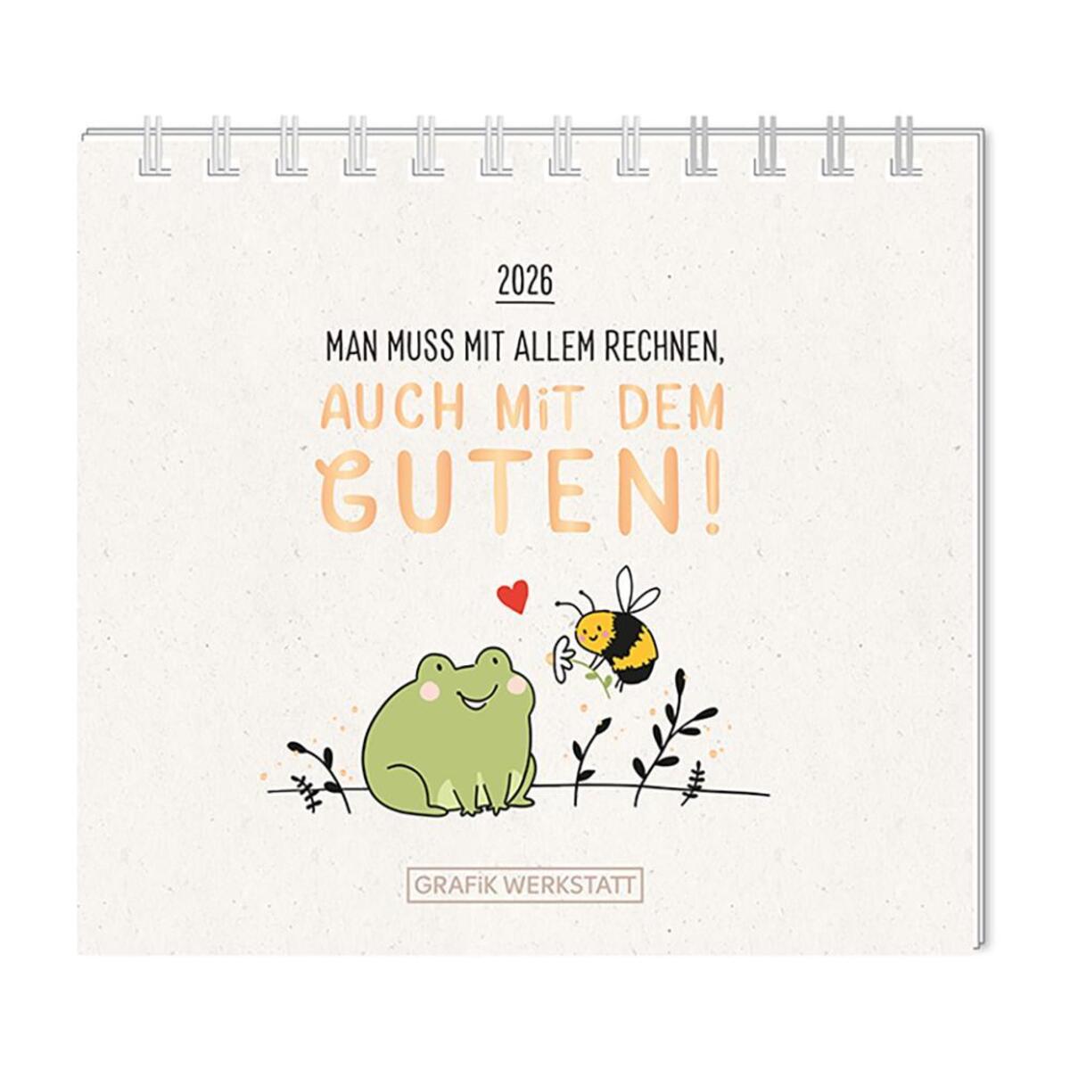 Mini-Kalender 2026 Man muss mit allem rechnen Mini-Kalender 2026 Man muss mit allem rechnen von Grafik Werkstatt
