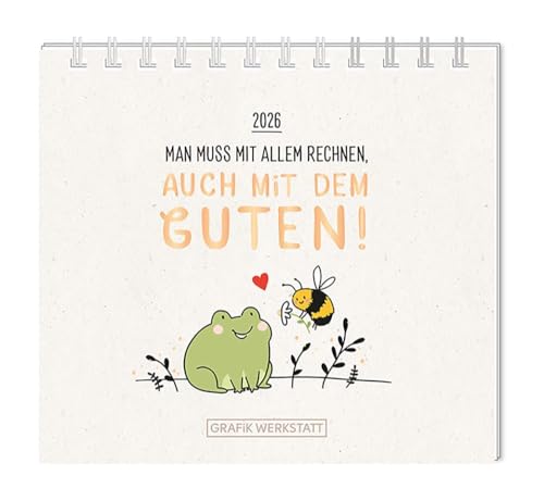 Mini-Kalender 2026 Man muss mit allem rechnen: Mini-Kalender