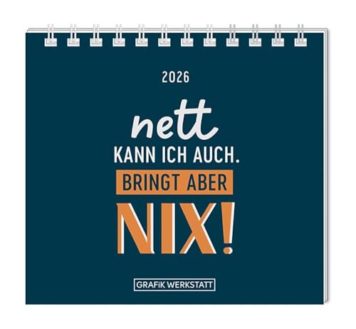 Mini-Kalender 2026 Nett kann ich auch: Mini-Kalender