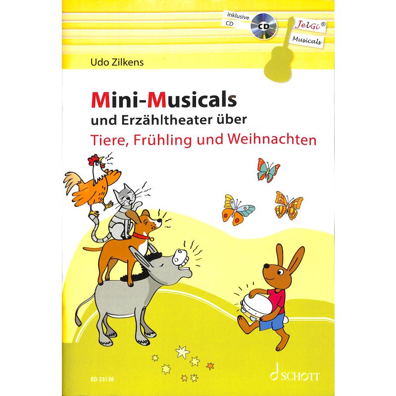 Mini Musicals und Erzähltheater über Tiere Frühling und Weihnachten