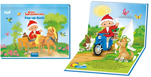 Trötsch Mini-Pop-Up-Buch Unser Sandmännchen Kinderbuch 10 Seiten: Entedeckerbuch Beschäftigungsbuch von TROTSCH