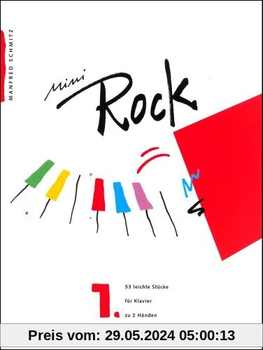 Mini-Rock für Klavier Heft 1: 53 leichte Stücke (DV 31101)