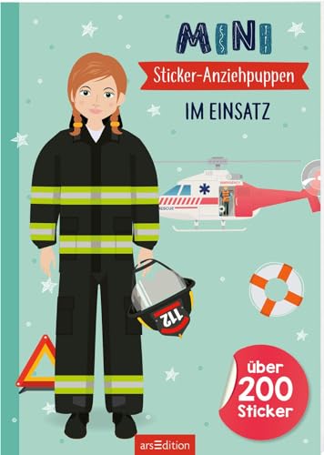 Mini-Sticker-Anziehpuppen – Im Einsatz: Über 200 Sticker | Stickerheft für Kinder ab 5 Jahren von arsEdition