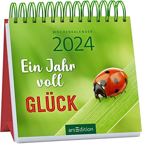 Mini-Wochenkalender Ein Jahr voll Glück 2024 von Ars Edition