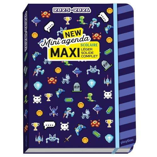 Mini agenda scolaire 2025-2026 - COUVERTURE PIXEL ART: Maxi léger, solide, et complet Mini agenda scolaire 2025-2026 - COUVERTURE PIXEL ART: Maxi léger, solide, et complet von PLAY BAC