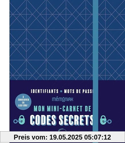 Mini-carnet de codes secrets Mémoniak