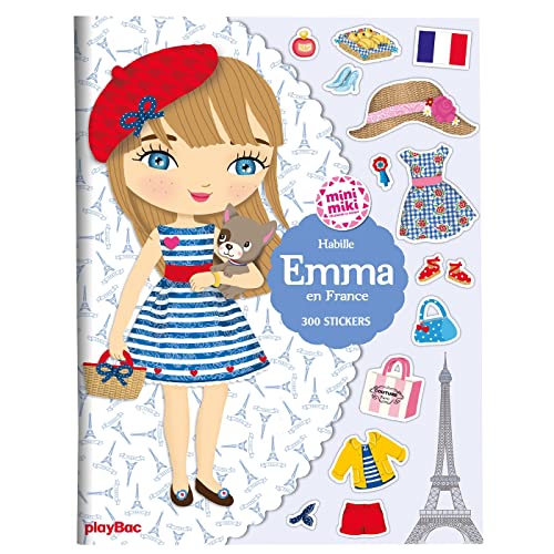 Minimiki - Stickers - Habille Emma en France nouvelle édition: Avec 300 stickers