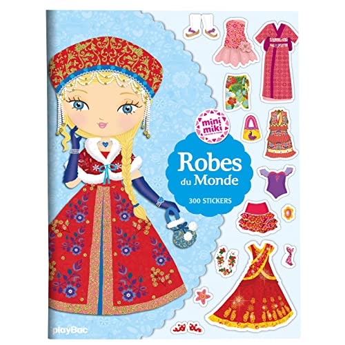 Minimiki - Stickers - Robes du monde: 300 stickers