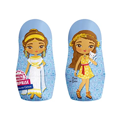Minimiki surprise - Élena en Grèce: Avec 1 carte à gratter, 1 stylo à paillettes, 1 gomme à collectionner von PLAY BAC
