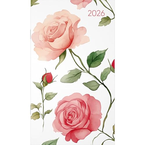 Miniplaner Style Rosenblüten 2026 - Taschen-Kalender 9x15 cm - Weekly - 64 Seiten - 1 Seite 1 Woche - Notiz-Heft - Alpha Edition Miniplaner Style Rosenblüten 2026 - Taschen-Kalender 9x15 cm - Weekly - 64 Seiten - 1 Seite 1 Woche - Notiz-Heft - Alpha Edition von ALPHA EDITION