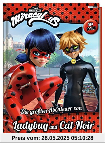 Miraculous: Die größten Abenteuer von Ladbug und Cat Noir: Buch mit DVD