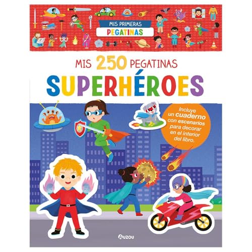 Mis 250 pegatinas de superhéroes von Auzou