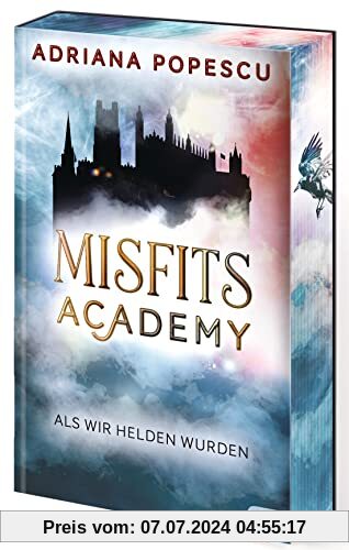 Misfits Academy - Als wir Helden wurden: Auftakt der atemberaubenden Urban-Fantasy-Reihe. Mit wunderschön gestaltetem Farbschnitt in limitierter Auflage (Die Misfits-Academy-Reihe, Band 1)