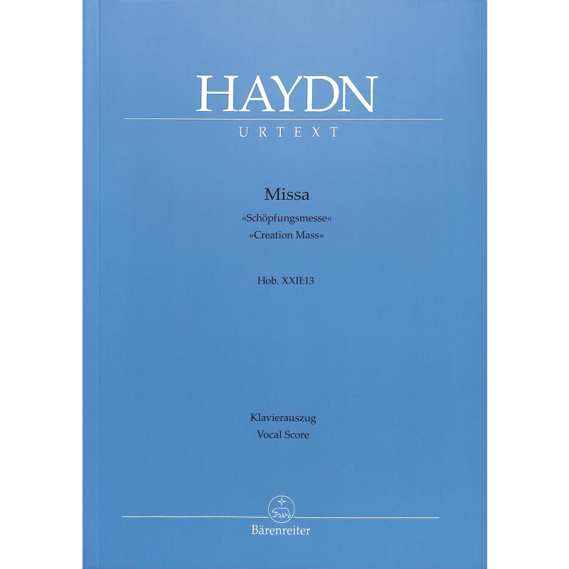 Missa B-Dur Hob 22/13 (Schöpfungsmesse)