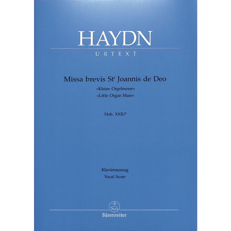 Missa brevis B-Dur Sancti Johannis de deo Hob 22/7