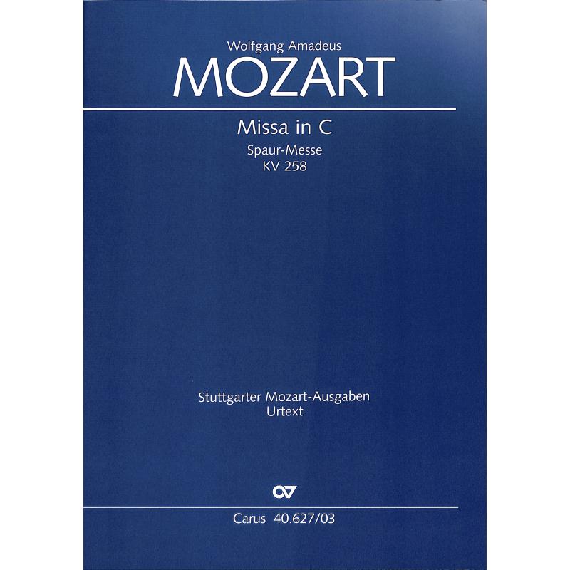 Missa brevis C-Dur KV 258 (Piccolo / Spaur Messe)
