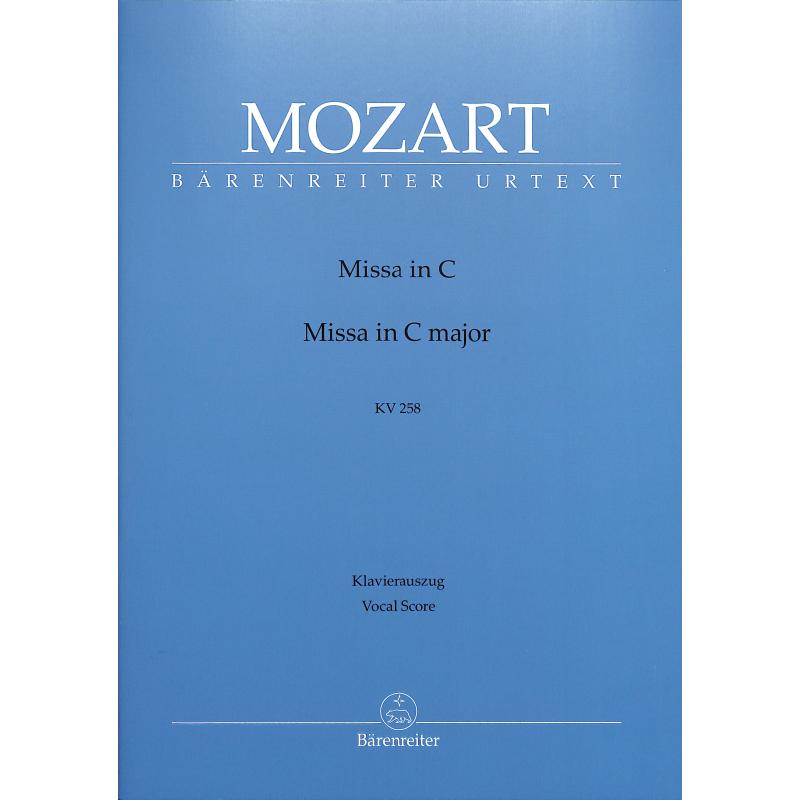 Missa brevis C-Dur KV 258 (Piccolo / Spaur Messe)