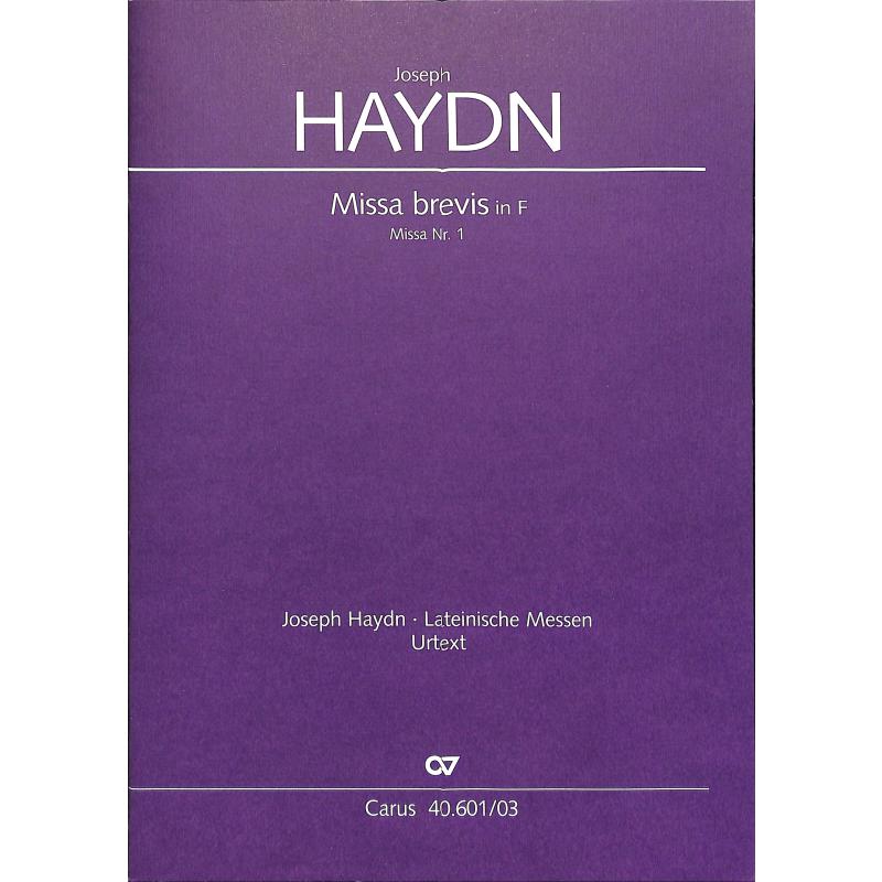 Missa brevis F-Dur Hob 22/1 (Jugendmesse)