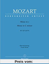 Missa in c-Moll KV 427. Klavierauszug