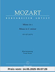 Missa in c-Moll KV 427. Klavierauszug
