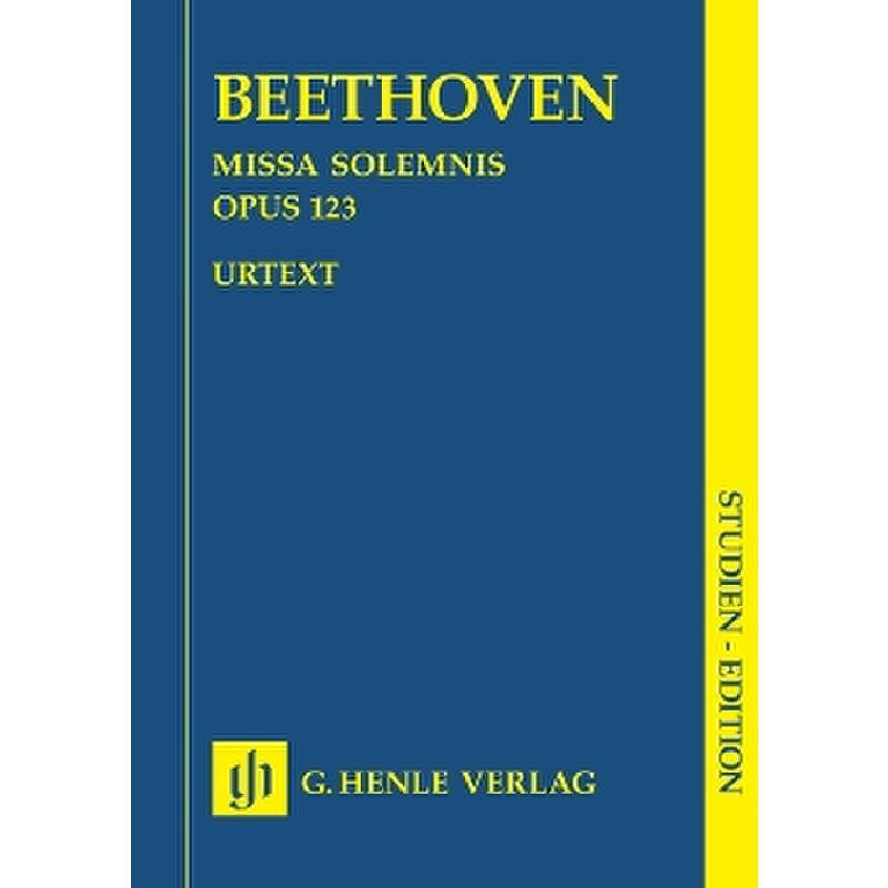 Missa solemnis D-Dur op 123 Missa solemnis D-Dur op 123