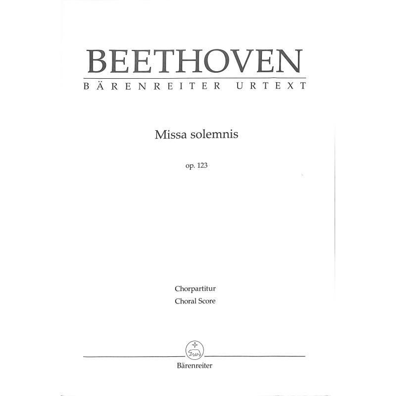Missa solemnis D-Dur op 123 Missa solemnis D-Dur op 123