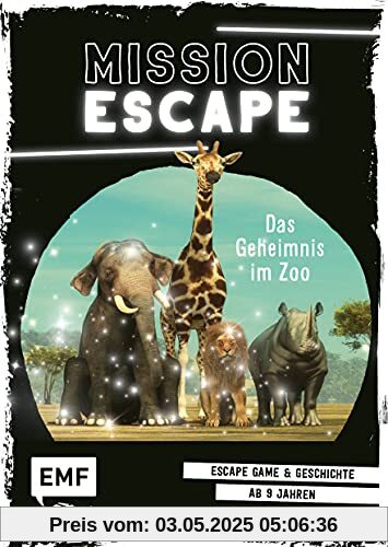Mission Escape – Das Geheimnis im Zoo: Escape Game und Geschichte ab 9 Jahren für 1 oder mehrere Spieler Mission Escape – Das Geheimnis im Zoo: Escape Game und Geschichte ab 9 Jahren für 1 oder mehrere Spieler