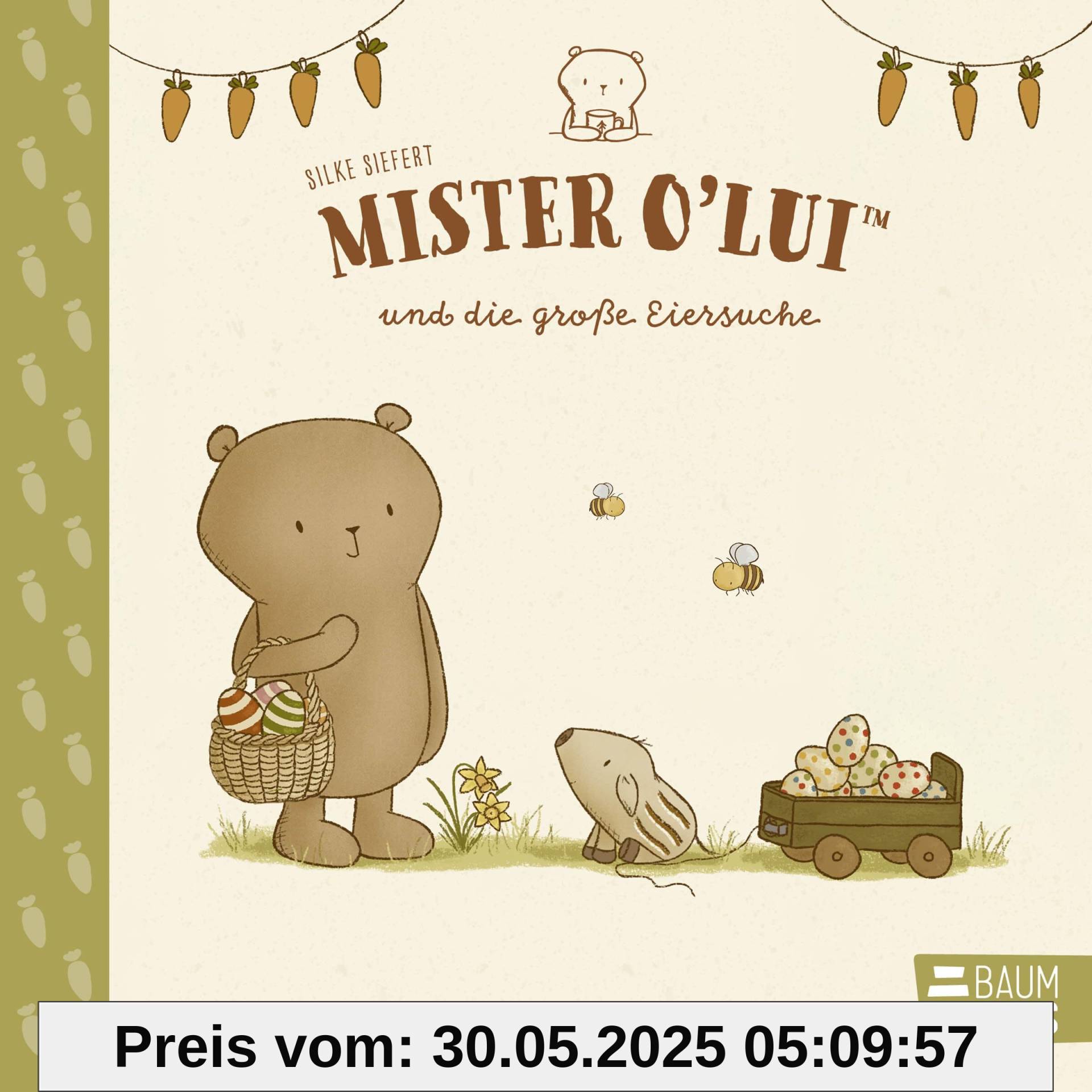 Mister O'Lui und die große Eiersuche: Ostergeschichte zum Mitmachen im Pappband ab 2 Jahren