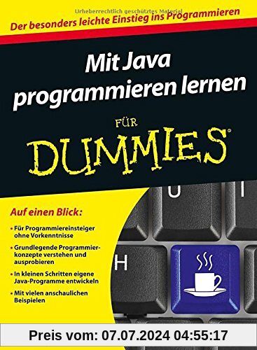 Mit Java programmieren lernen für Dummies (Fur Dummies)