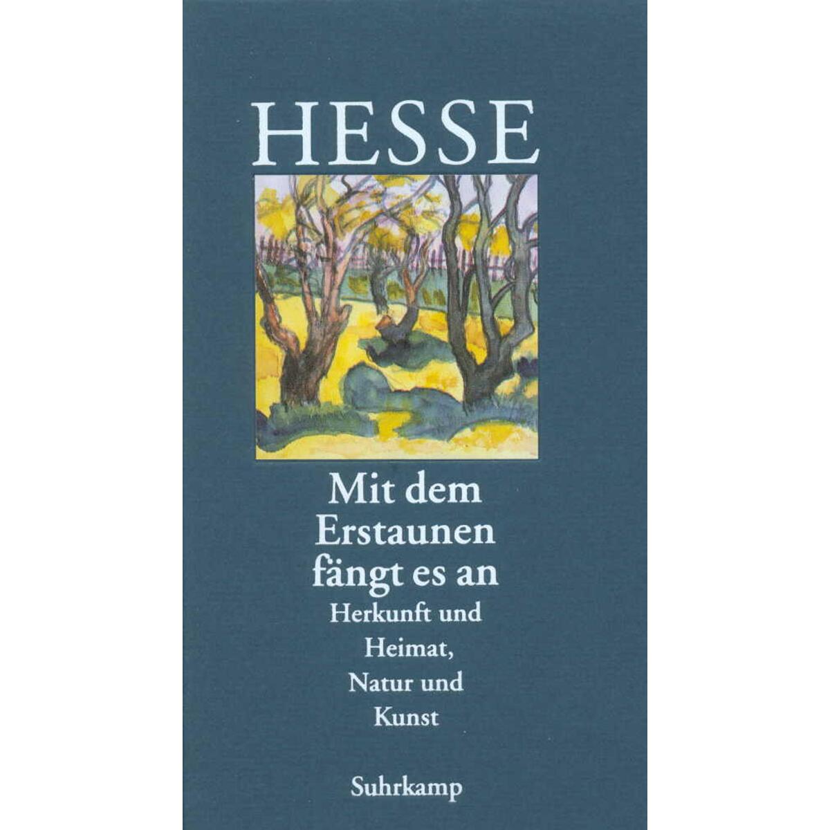 Mit dem Erstaunen fängt es an Mit dem Erstaunen fängt es an von Suhrkamp Verlag AG