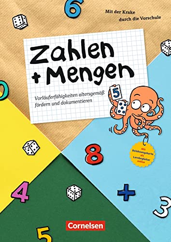 Zahlen + Mengen: Vorläuferfähigkeiten altersgemäß fördern und dokumentieren (Mit der Krake durch die Vorschule) von Cornelsen bei Verlag an der Ruhr