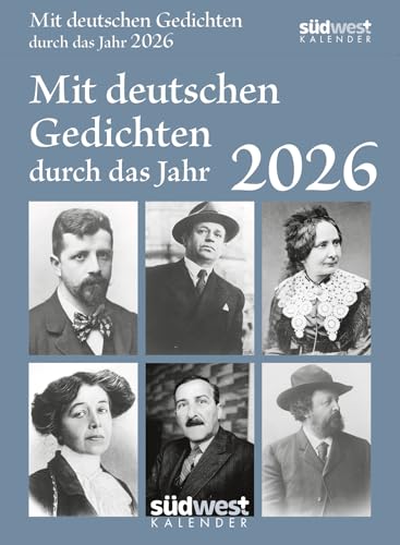Mit deutschen Gedichten durch das Jahr 2026 - Tagesabreißkalender zum Aufstellen oder Aufhängen Mit deutschen Gedichten durch das Jahr 2026 - Tagesabreißkalender zum Aufstellen oder Aufhängen von Südwest Verlag