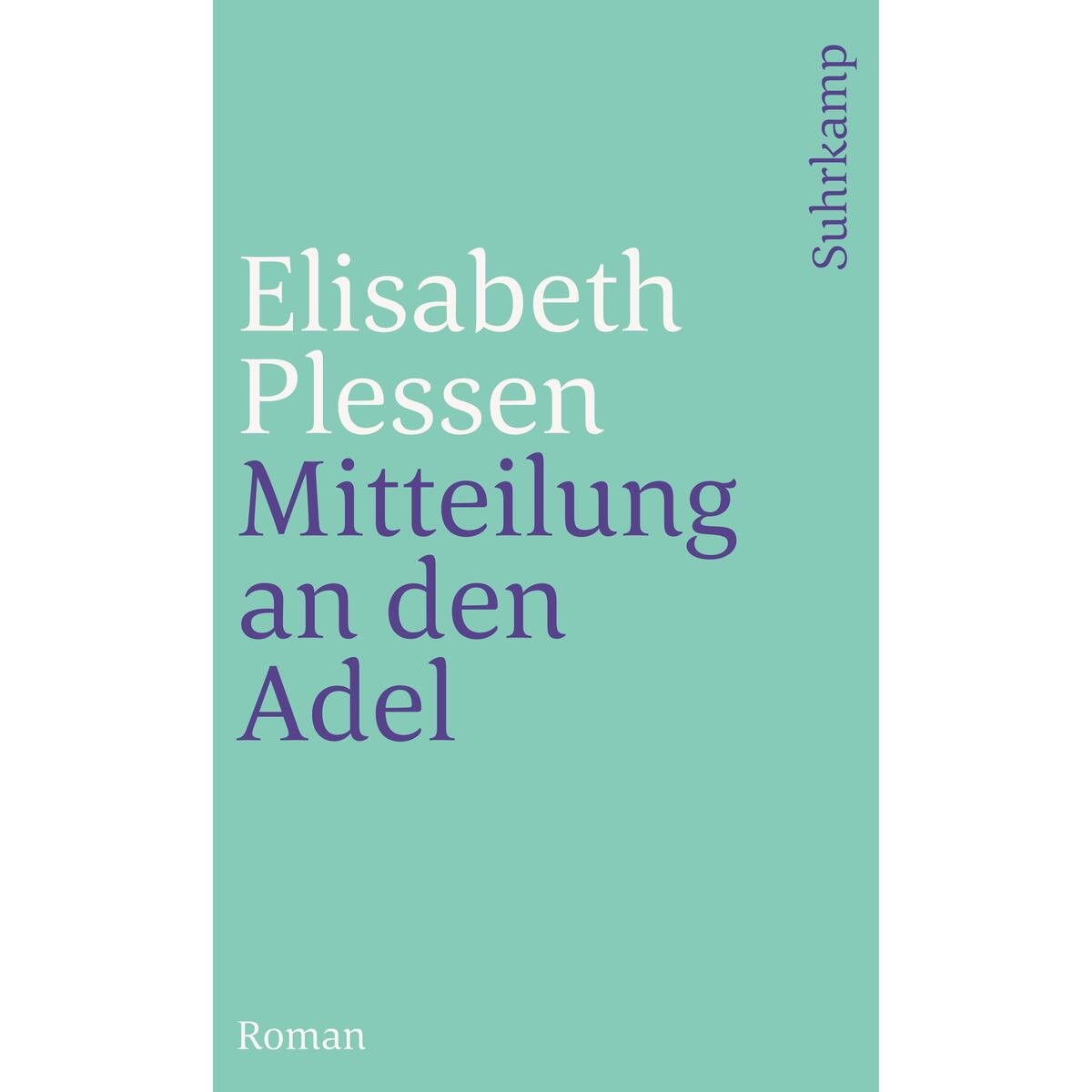 Mitteilung an den Adel von Suhrkamp Verlag