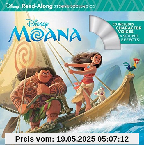 Moana Read-Along Storybook & CD (Read-Along Storybook and CD)