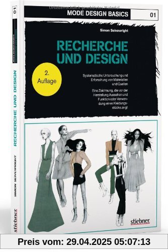 Mode Design Basics: Recherche und Design: Systematische Untersuchung und Erforschung von Materialien und Quellen. Eine Zeichnung, die vor der ... oder Verwendung eines Kleidungsstücks zeigt