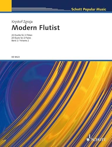 Modern Flutist: 20 Duette. Vol. 2. 2 Flöten. von Schott
