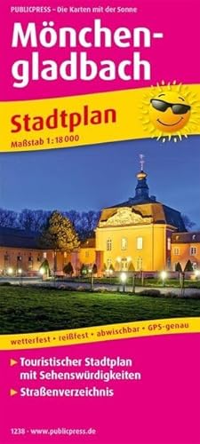 Mönchengladbach: Touristischer Stadtplan mit Sehenswürdigkeiten und Straßenverzeichnis. 1:18000 (Stadtplan: SP) von Freytag-Berndt und ARTARIA