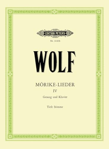 Mörike-Lieder -- 53 Songs Vol.4 (Edition Peters)