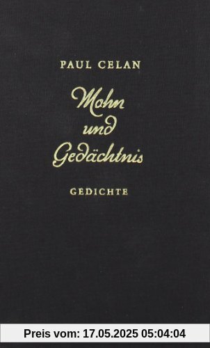 Mohn und Gedächtnis: Gedichte