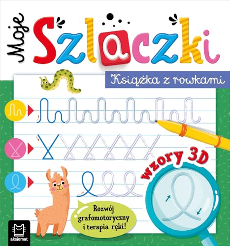 Moje szlaczki Książka z rowkami Wzory 3D: Zabawy grafomotoryczne, terapia ręki von Aksjomat