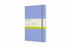 Moleskine Notizbuch Large/A5, Blanko, Fester Einband, Hortensien Blau von Moleskine Germany