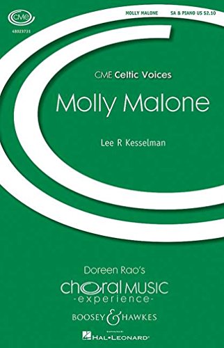 Molly Malone: Irish Folk Song. Chor (SA) und Klavier. Chorpartitur. (Choral Music Experience) von Boosey & Hawkes, New York